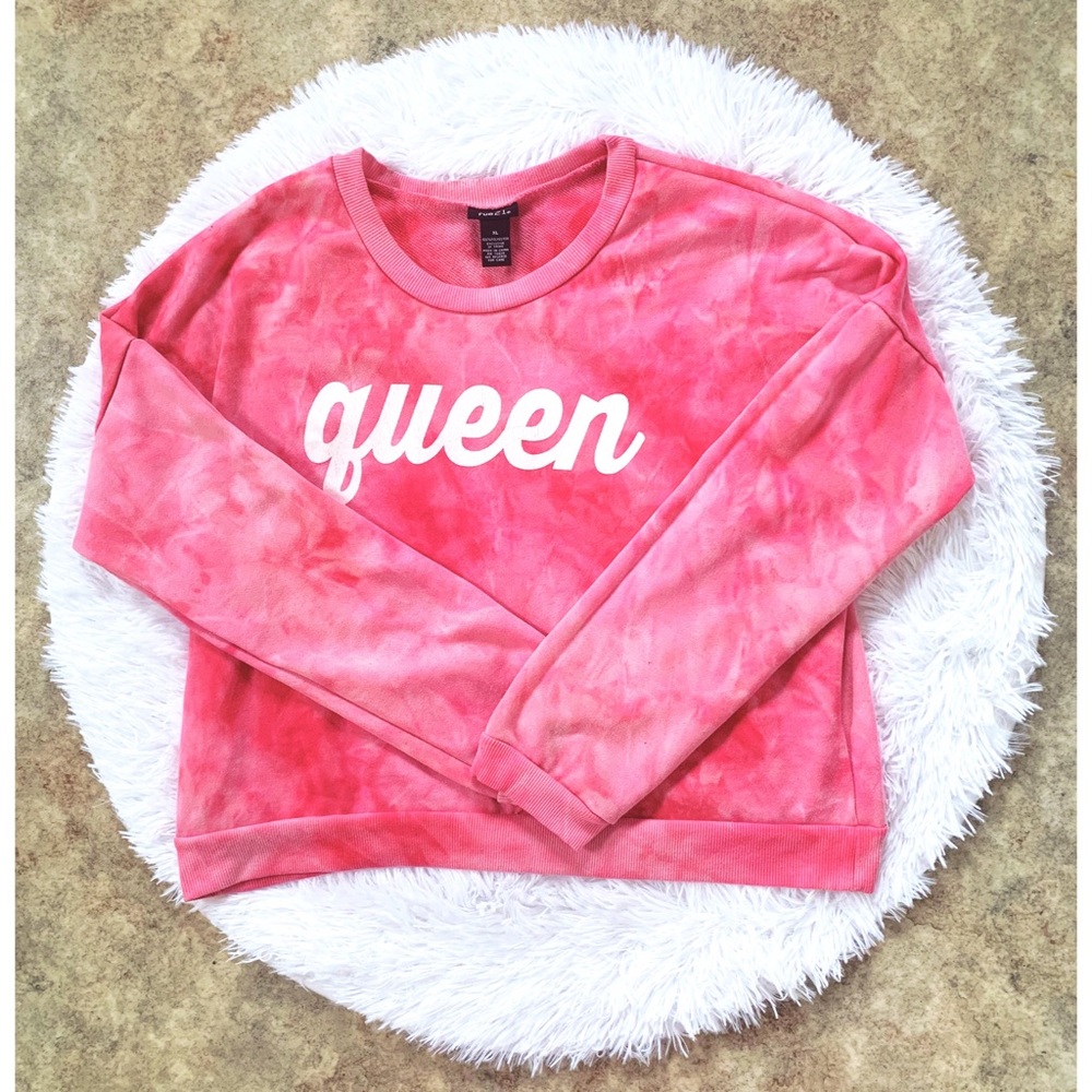 queen tie dye sweatshirt - Picture 1 of 3